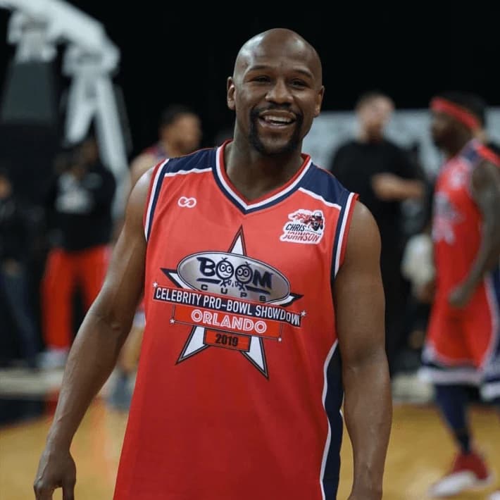 Custom Basketball Uniforms | Celebrity Pro Bowl Showdown 2019 | Floyd Mayweather Basketball Uniform | Boom Cups Basketball | Wooter Apparel